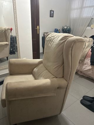 Sillón de salón beige
