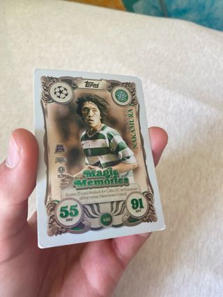 Carta Fútbol Topps Shunsuke Nakamura
