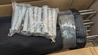 VEVOR Valla para Piscina, Barrera para Piscina Enterrada 1,21x14,63 m