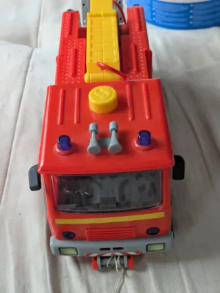 Camión Bomberos y Excavadora Juguete