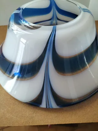 Grande paralume vetro artistico anni '60