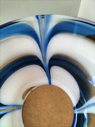 Grande paralume vetro artistico anni '60