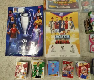 Collezione cromoschi calcio Adrenalyn e Match Attax
