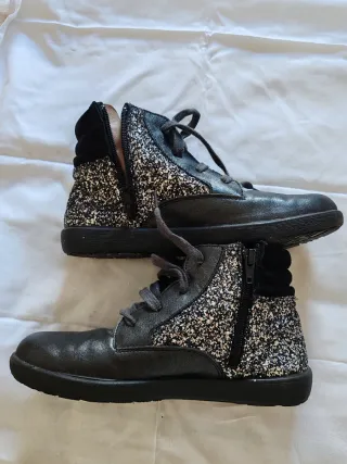 Botas Sibaritas Talla 37 Negro/Plata