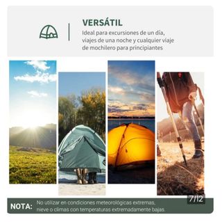 Tienda de campaña verde