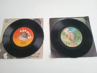 2 Vinili 45 Giri Bob Dylan & Doobie Brothers