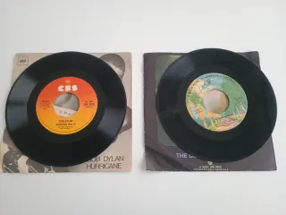 2 Vinili 45 Giri Bob Dylan & Doobie Brothers