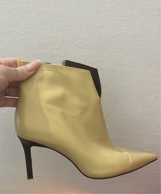 Stivaletti oro tacco alto donna 37