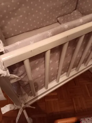 Minicuna colecho con estrellas