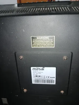 Televisión Mitsai HD DVB-T Negra