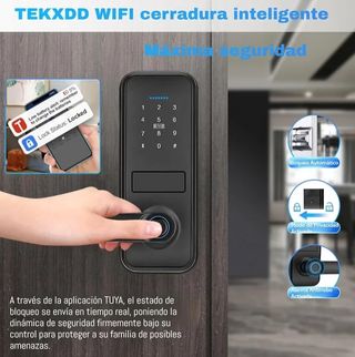 7 en 1 Cerradura de Puerta Inteligente SIN ABRIR