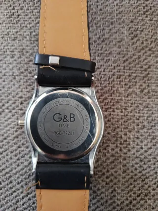 Reloj G&B Time Negro y Plateado
