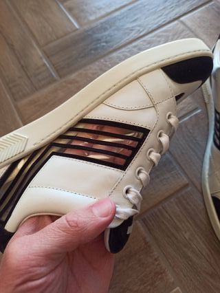 Sneakers Giorgio Armani Bianche Nere Tg 37