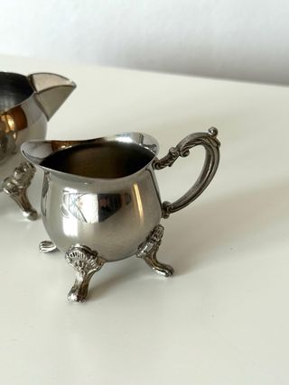 Set 2 Creamer Silver Plated