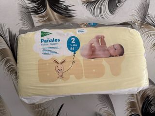 Pañales Talla 2 (3-6kg) - 56 unidades