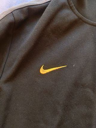 Sudadera FC Barcelona Nike Negra y Gris