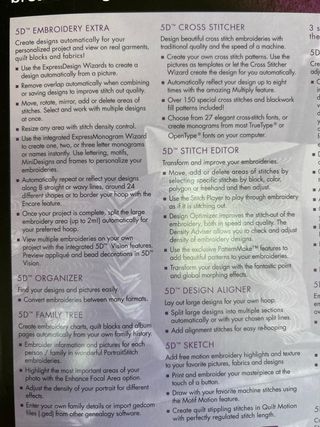 Software di ricamo Pfaff 5D Suite