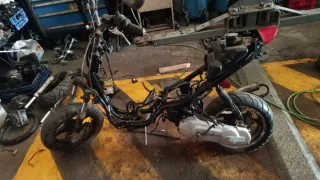 Yamaha Aerox Scooter Azul