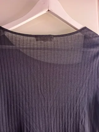 Camiseta negra Slowlove manga larga