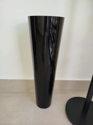 Jarrón Alto Negro