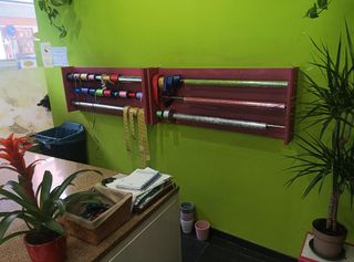 Mobiliario y cámara frigorífica floristería