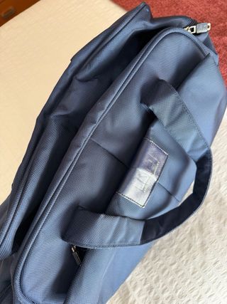 ADOLFO DOMINGUEZ Bolsa de viaje azul