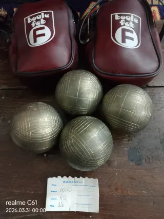 Set 4 bocce professionali