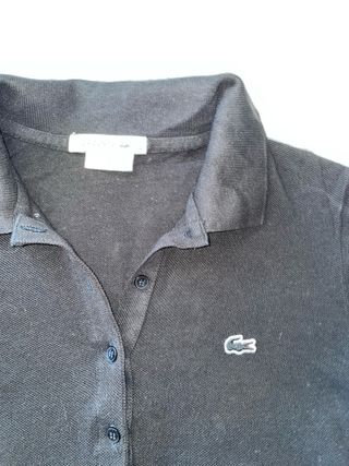 Vestido Polo Lacoste Negro