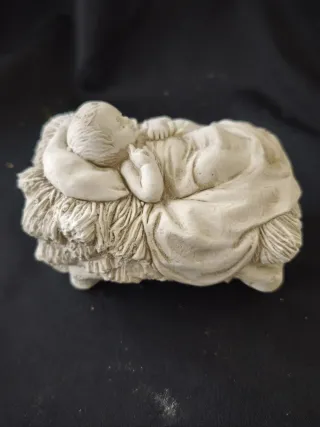 Niño Jesús Olot Escayola Cuna Artesanal