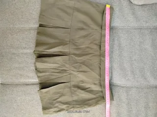 Mini falda verde militar