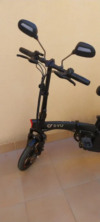 Bicicleta Plegable DVU Negra