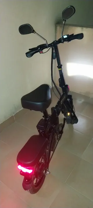 Bicicleta Plegable DVU Negra