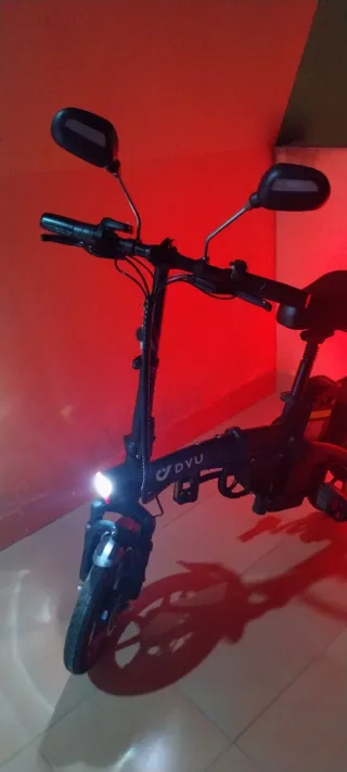 Bicicleta Plegable DVU Negra