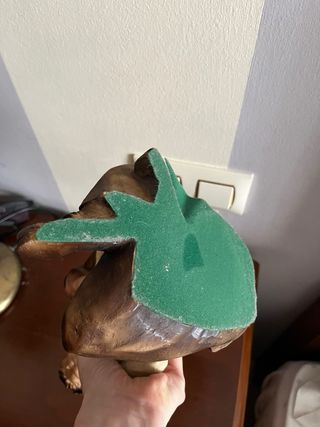 Figura escultura Madre e Hija Marrón 20x20x26cm