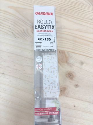 GARDINIA EASYFIX Estor enrollable 60 x 150 cm