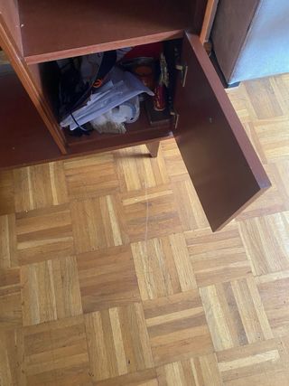 Mueble de entrada con espejo,falta balda cristal