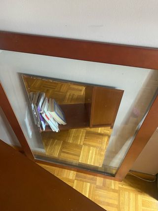 Mueble de entrada con espejo,falta balda cristal