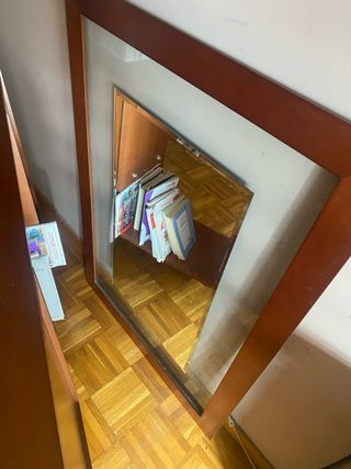 Mueble de entrada con espejo,falta balda cristal