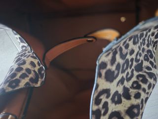 Bolso Lola Casademunt Marrón Animal Print