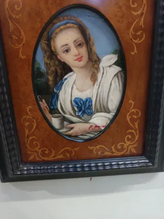 Dipinti passepartout intarsiato