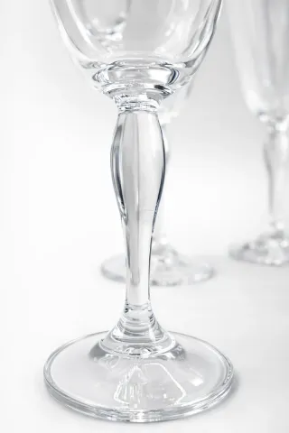 Set 4 Calici di Champagne in Cristallo di Boemia