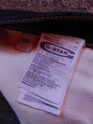 Pantalón vaquero G-Star Raw premium Talla W34 L32