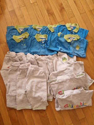 Lote de uniformes Chiquitín 1A 86cm NUEVOS+usados