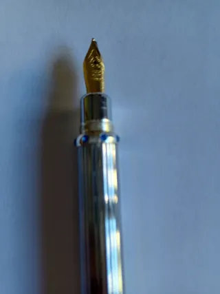 Penna stilografica Hachette Swarovski Oro 24k