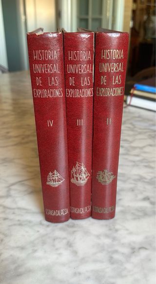 Historia Universal de las Exploraciones. 3 Tomos.