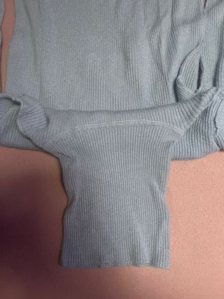 Jersey azul claro con brillos