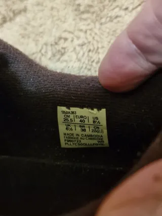 Zapatillas Asics Mujer Marrón y Dorado