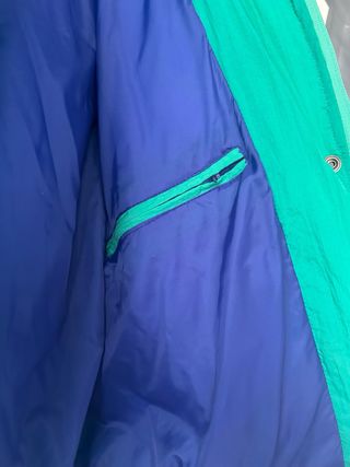 Cazadora Vintage Verde y Azul