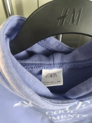 Sudadera niña Zara morada talla 11/12