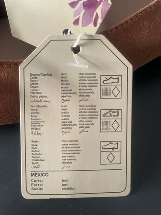 Manoletinas Sfera Talla 39 Marrón